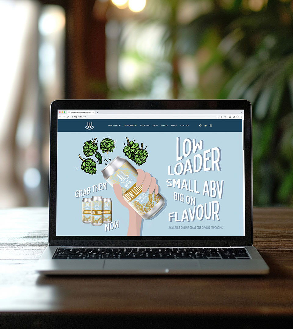 hop kettle ecommerce website